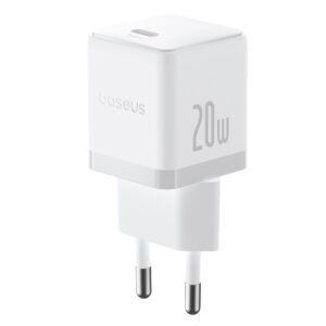 Baseus Palm 20W USB-C laidinis įkroviklis - baltos spalvos