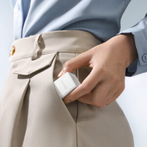 Baseus Palm 20W USB-C laidinis įkroviklis - baltos spalvos - Image 4