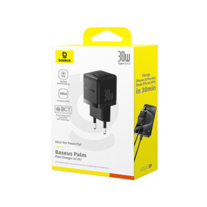 Baseus Palm 30W USB-C laidinis įkroviklis - juodos spalvos - Image 9