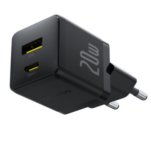 Baseus Palm 20W USB-C USB-A laidinis įkroviklis - juodos spalvos - Image 2