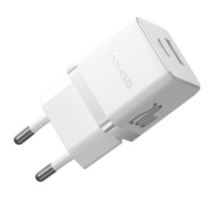 Baseus Palm 20W USB-C USB-A laidinis įkroviklis - baltos spalvos - Image 3