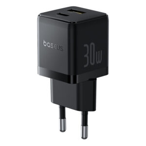 Baseus Palm 30W USB-C USB-A laidinis įkroviklis - juodos spalvos - Image 1