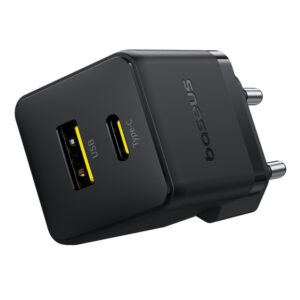Baseus Palm 30W USB-C USB-A laidinis įkroviklis - juodos spalvos - Image 3