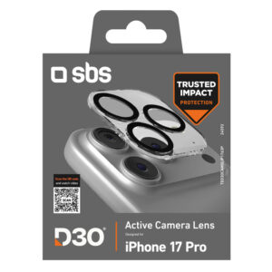 SBS Camera Glass skirtas Apple iPhone 17 Pro su D3O Technology - Image 2