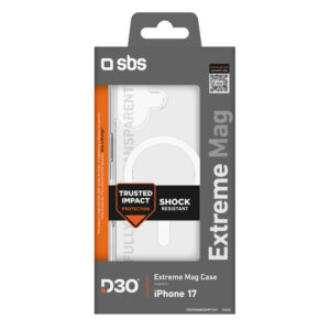 SBS Extreme Mag dėklas su D3O Technology skirtas Apple iPhone 17 - skaidrus - Image 2
