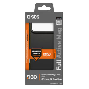 SBS Full Active Mag dėklas with D3O Technology skirtas Apple iPhone 17 Pro Max - juodos spalvos - Image 2