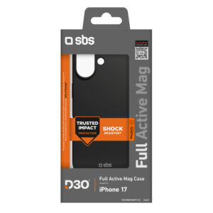 SBS Full Active Mag dėklas with D3O Technology skirtas Apple iPhone 17 - juodos spalvos - Image 2