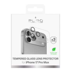 Puro Camera Standard Apsauginis stiklas skirtas Apple iPhone 17 Pro Max skirtas Camera Island and Lenses - Image 2