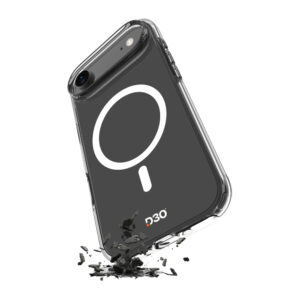 Puro Impact Clear D3O TPU+PC suderinamas su MagSafe dėklas skirtas Apple iPhone 17 Air - skaidrus