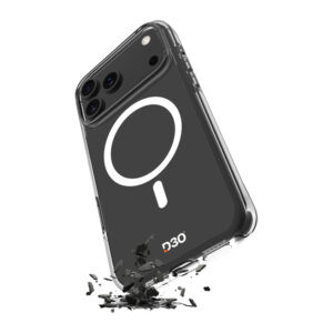 Puro Impact Clear D3O TPU+PC dėklas suderinamas su MagSafe skirtas Apple iPhone 17 Pro Max - skaidrus - Image 1