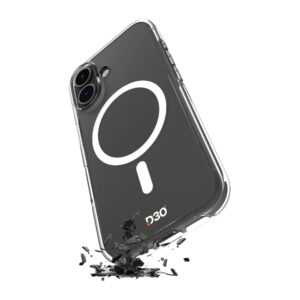 Puro Impact Clear D3O TPU+PC suderinamas su MagSafe dėklas skirtas Apple iPhone 17 - skaidrus