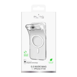 Puro 0.3 MAG Ultra-Slim TPU Dėklas suderinamas su MagSafe skirtas Apple iPhone 17 Air - skaidrus - Image 2
