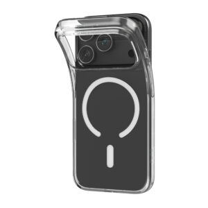 Puro 0.3 MAG Ultra-Slim TPU Dėklas suderinamas su MagSafe skirtas Apple iPhone 17 Pro Max - skaidrus