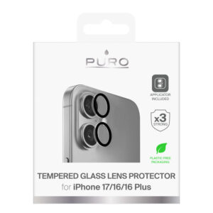 Puro Individual apsauginis srtiklas lenses skirtas Apple iPhone 17 / Apple iPhone 16 / Apple iPhone 16 Plus - Image 2