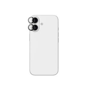 AmazingThing Lens Glass skirtas Apple iPhone 17 with juodos spalvos Aluminum Frame