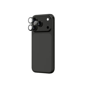 AmazingThing Lens Glass skirtas Apple iPhone 17 Pro / Pro Max with Gray Aluminum Frame - Image 3