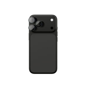 AmazingThing Sapphire Camera Glass skirtas Apple iPhone 17 Pro / Pro Max - su Gray Frame
