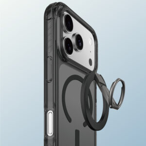 AmazingThing Titan Pro Grip Ring Set dėklas skirtas Apple iPhone 17 Pro suderinamas su MagSafe - juodos spalvos - Image 6