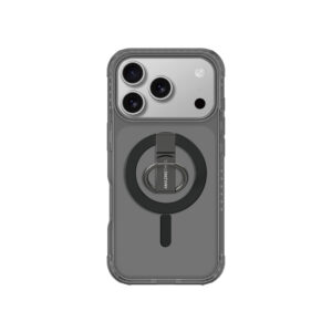AmazingThing Titan Pro Grip Ring Set dėklas skirtas Apple iPhone 17 Pro Max suderinamas su MagSafe - juodos spalvos