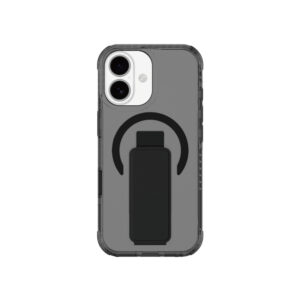 AmazingThing Titan Pro Holder dėklas skirtas Apple iPhone 17 suderinamas su MagSafe - juodos spalvos