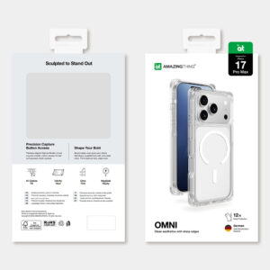 AmazingThing Omni dėklas skirtas Apple iPhone 17 Pro Max suderinamas su MagSafe - skaidrus - Image 6