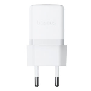 Baseus Palm 1C 20W laidinis įkroviklis (su Baseus Mini baltos spalvos USB-C 60W (20V/3A) 1m kabelis) - baltos spalvos - Image 2