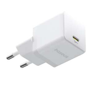 Baseus Palm 1C 20W laidinis įkroviklis (su Baseus Mini baltos spalvos USB-C 60W (20V/3A) 1m kabelis) - baltos spalvos - Image 3