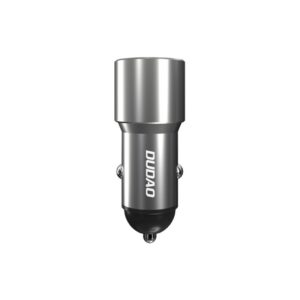 Dudao USB / USB Car Charger Type C Power Delivery Quick Charge 22.5 W Gray (R4PQ) - Image 4