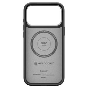 Spigen Enzo Aramid "T" MagSafe dėklas skirtas Apple iPhone 17 Pro - juodos spalvos ir sidabrinės spalvos - Image 4