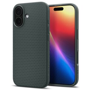 Spigen Liquid Air dėklas skirtas Apple iPhone 17 - žalios spalvos