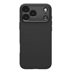 Spigen Liquid Air dėklas skirtas Apple iPhone 17 Pro - matinis juodos spalvos - Image 2