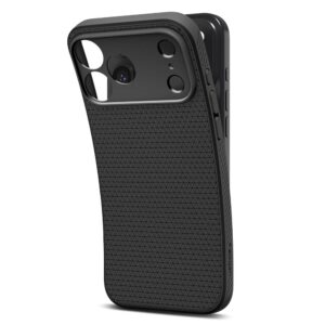 Spigen Liquid Air dėklas skirtas Apple iPhone 17 Pro - matinis juodos spalvos - Image 6