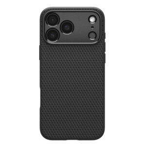 Spigen Liquid Air dėklas skirtas Apple iPhone 17 Pro Max - matinis juodos spalvos - Image 2