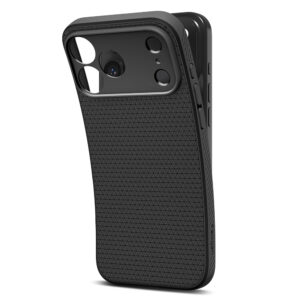 Spigen Liquid Air dėklas skirtas Apple iPhone 17 Pro Max - matinis juodos spalvos - Image 6