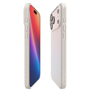 Spigen Liquid Air dėklas skirtas Apple iPhone 17 Pro Max - Titanium - Image 7