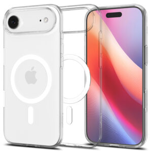 Spigen Liquid Crystal MagSafe dėklas skirtas Apple iPhone 17 Air - skaidrus and baltos spalvos