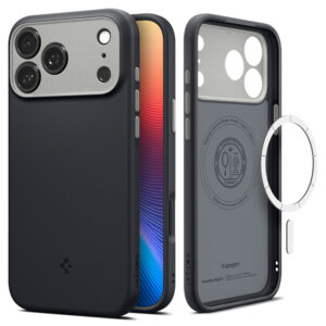 Spigen Nano Pop MagSafe dėklas skirtas Apple iPhone 17 Pro Max - juodos spalvos