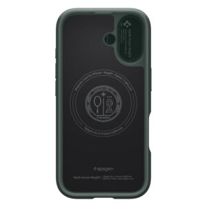 Spigen Optik Armor MagSafe Apple iPhone 17 dėklas - žalios spalvos - Image 3