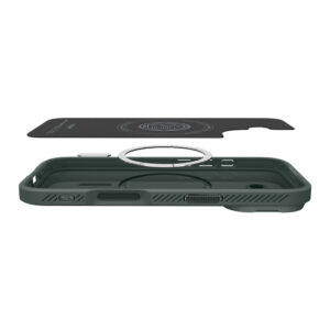 Spigen Optik Armor MagSafe Apple iPhone 17 dėklas - žalios spalvos - Image 8