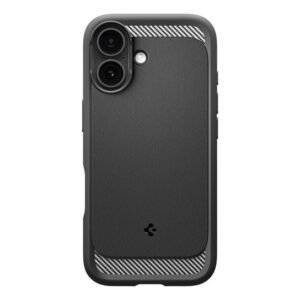 Spigen Rugged Armor Mag MagSafe dėklas skirtas Apple iPhone 17 - matinis juodos spalvos - Image 2
