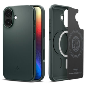 Spigen Thin Fit MagSafe dėklas skirtas Apple iPhone 17 - žalios spalvos