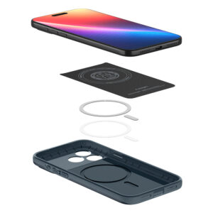 Spigen Thin Fit MagSafe dėklas skirtas Apple iPhone 17 Pro Max - Navy mėlynos spalvos - Image 8