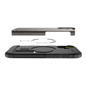 Spigen Tough Armor "T" MagSafe dėklas skirtas Apple iPhone 17 - pilkos spalvos - Image 7