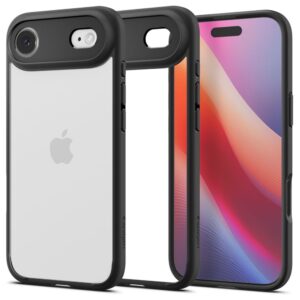Spigen Ultra Hybrid dėklas skirtas Apple iPhone 17 Air - matinis juodos spalvos