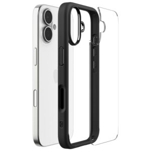 Spigen Ultra Hybrid dėklas skirtas Apple iPhone 17 - matinis juodos spalvos - Image 7