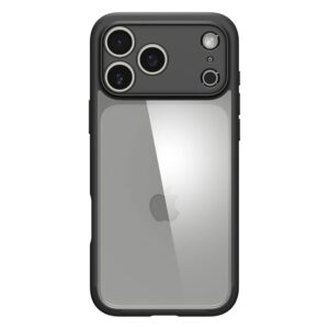 Spigen Ultra Hybrid dėklas skirtas Apple iPhone 17 Pro - matinis juodos spalvos - Image 2