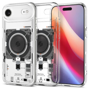 Spigen Ultra Hybrid MagSafe dėklas skirtas Apple iPhone 17 Air Neo One - skaidrus