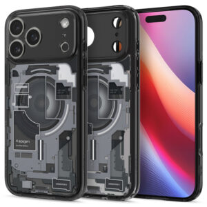 Spigen Ultra Hybrid MagSafe dėklas skirtas Apple iPhone 17 Pro Max Neo One - juodos spalvos