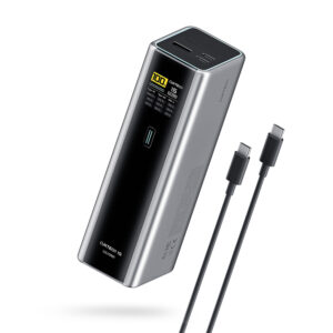 Powerbank Cuktech CKPB200UGLGR 210W 20000mAh 2 x USB-C 1 x USB-A - pilkos spalvos