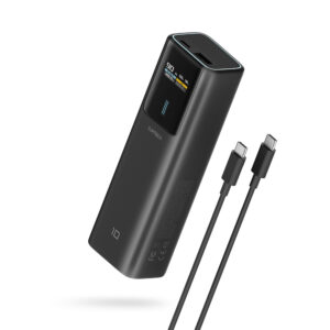 Powerbank Cuktech CKPB100PGLBL 150W 10000mAh USB-C USB-A - juodos spalvos